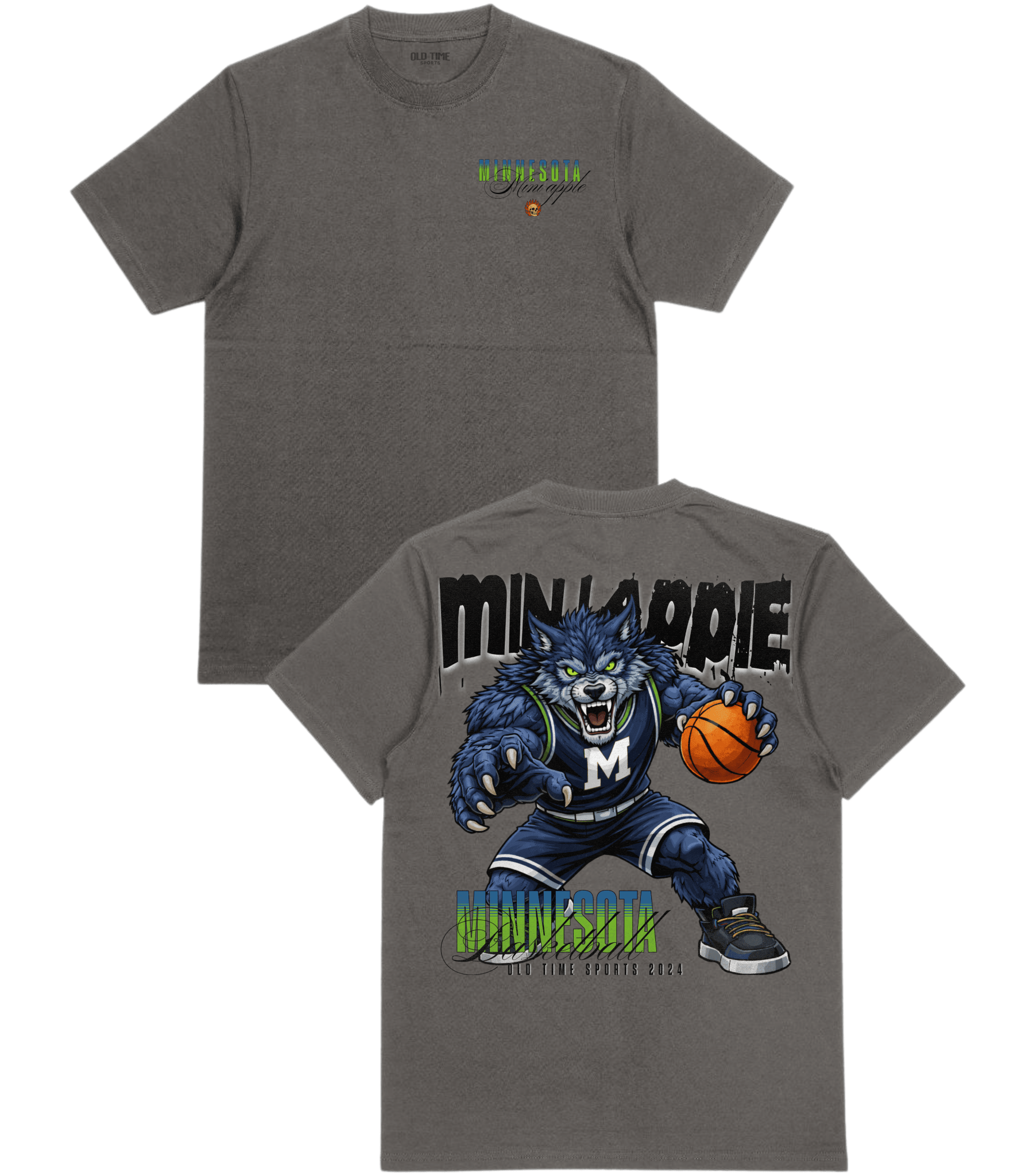 Mini Apple Basketball T-Shirt - Old Time Sports