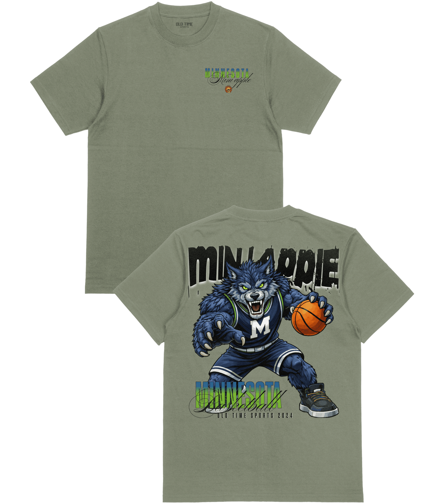 Mini Apple Basketball T-Shirt - Old Time Sports