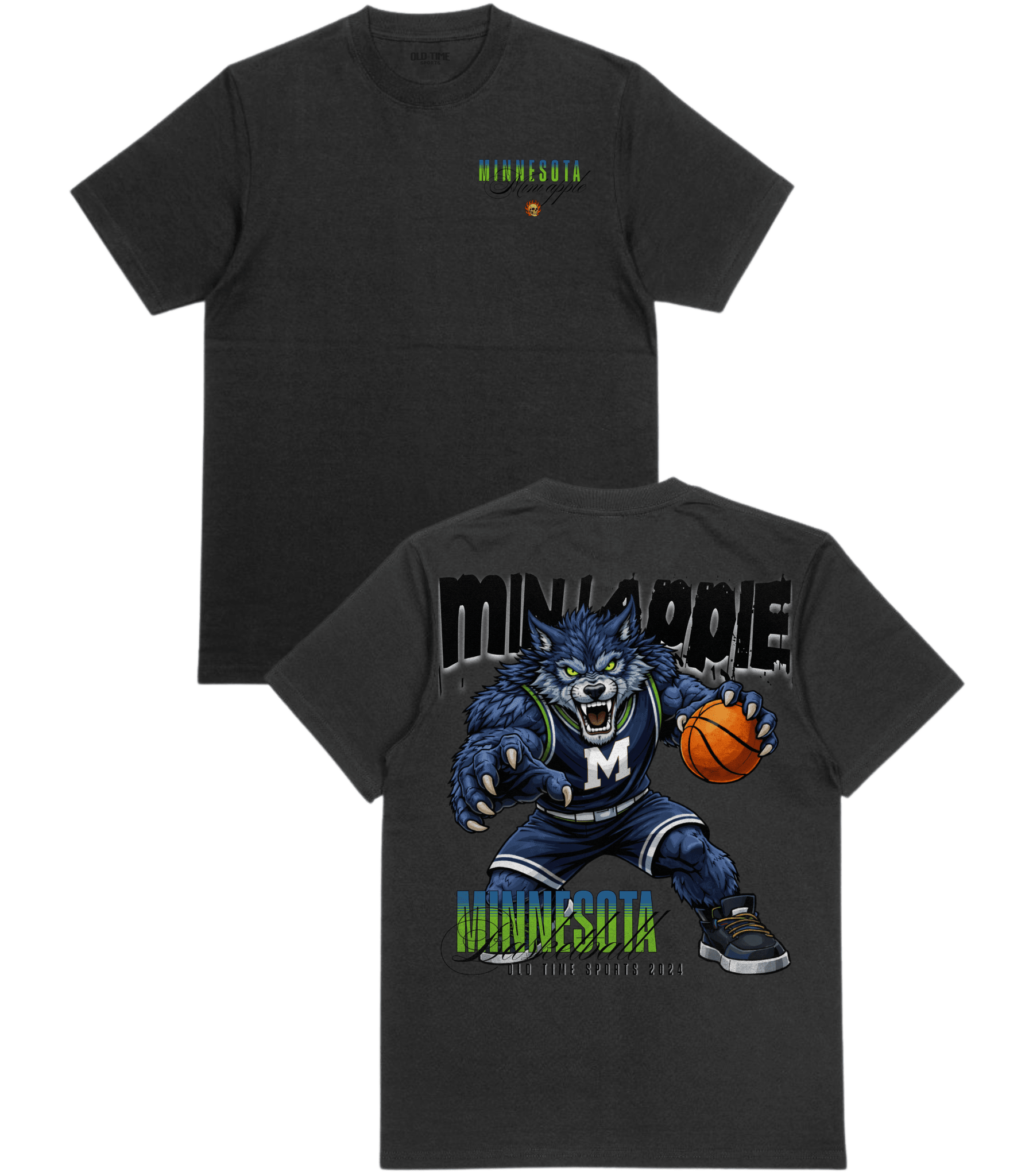 Mini Apple Basketball T-Shirt - Old Time Sports