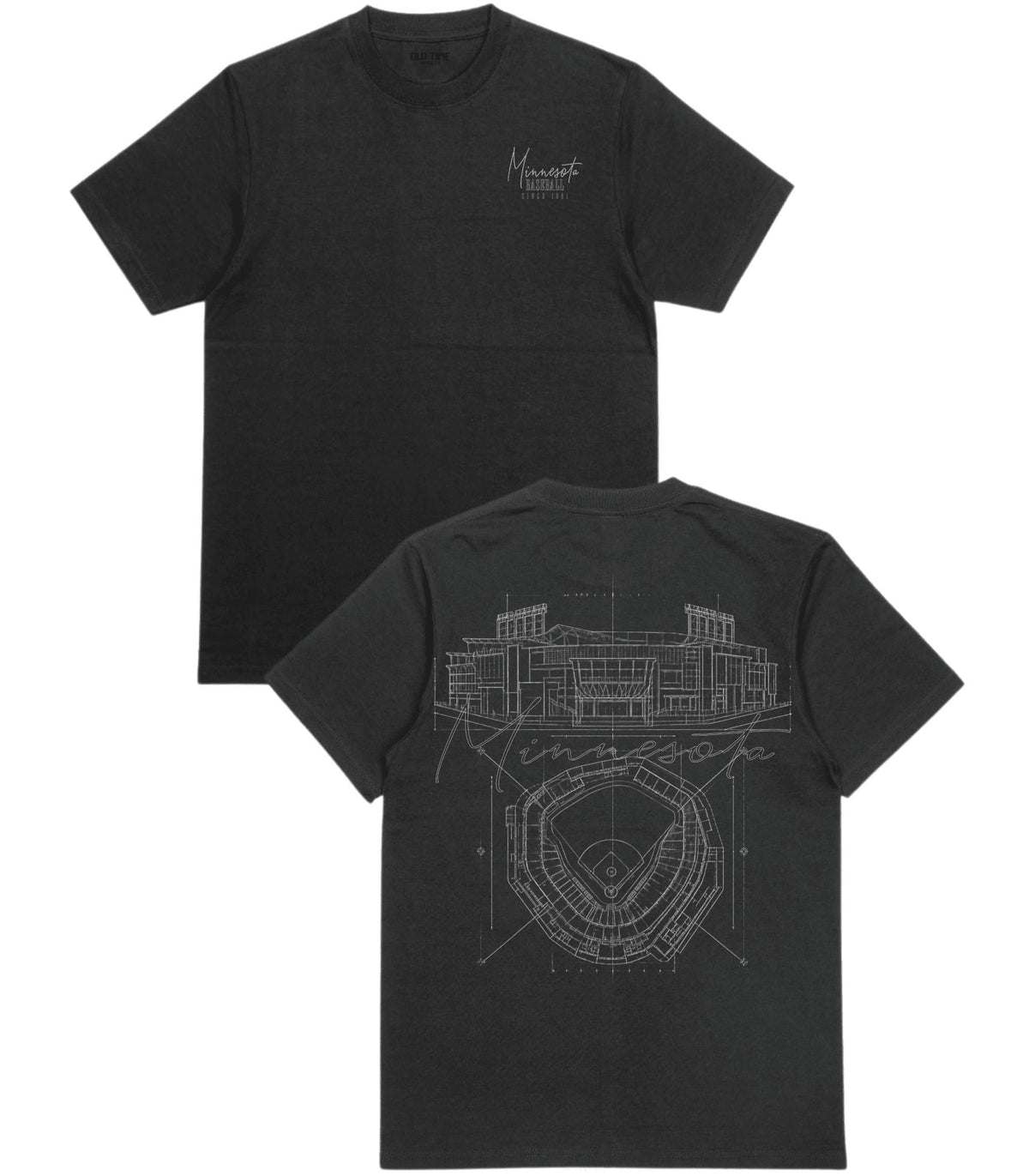 Minnesota Blueprints T-Shirt - Old Time Sports