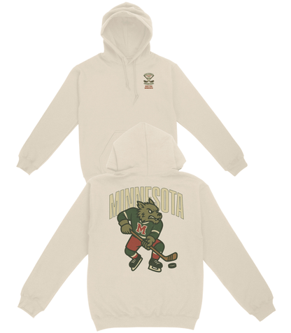Minnesota Hockey v1 Basic Hoodie - Old Time Sports