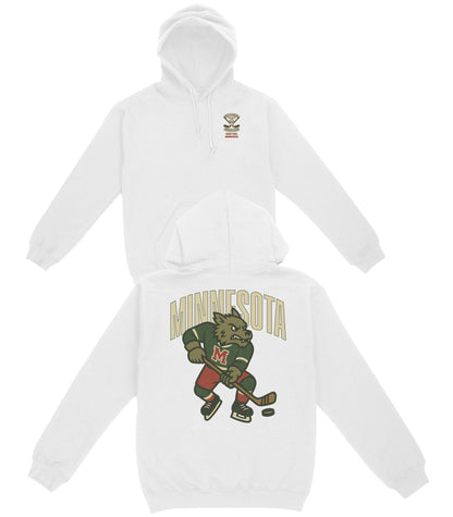 Minnesota Hockey v1 Basic Hoodie