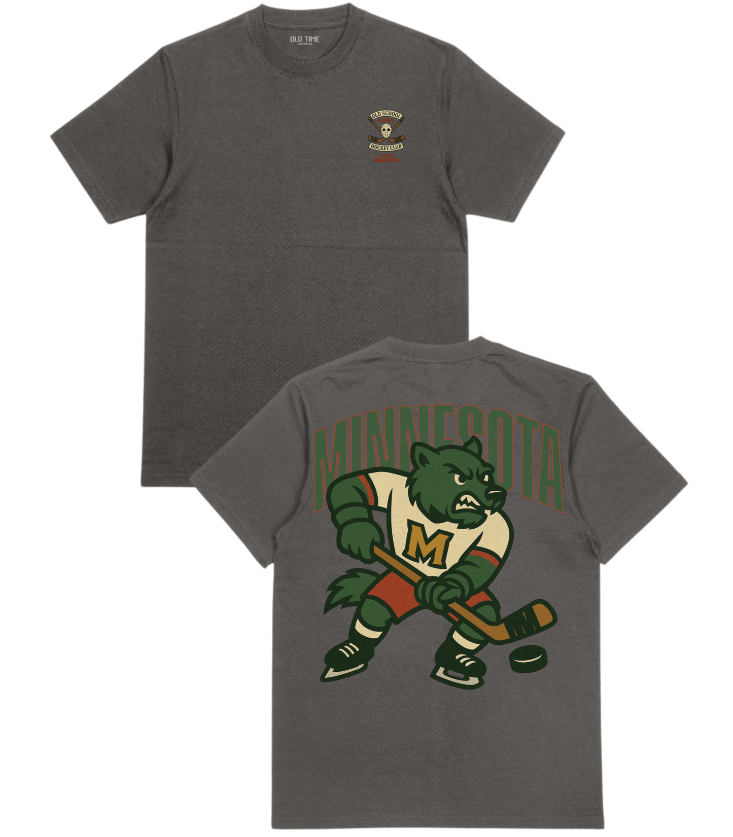 Minnesota Hockey v1 T-Shirt - Old Time Sports