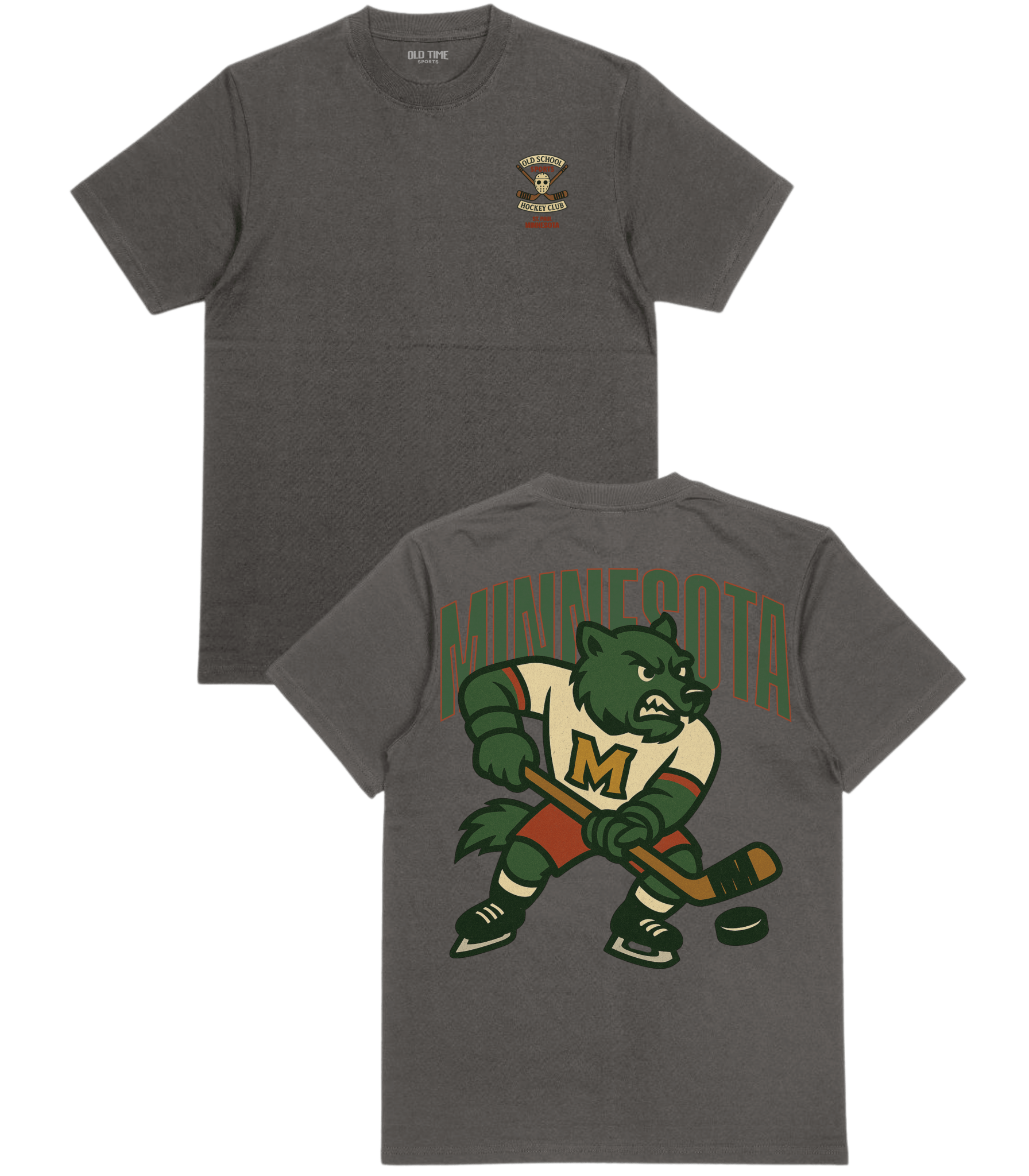 Minnesota Hockey v1 T-Shirt - Old Time Sports