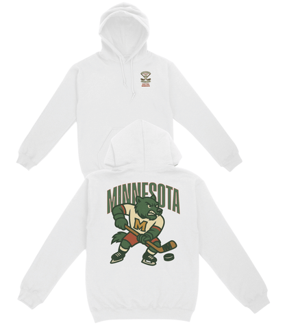 Minnesota Hockey v2 Basic Hoodie - Old Time Sports