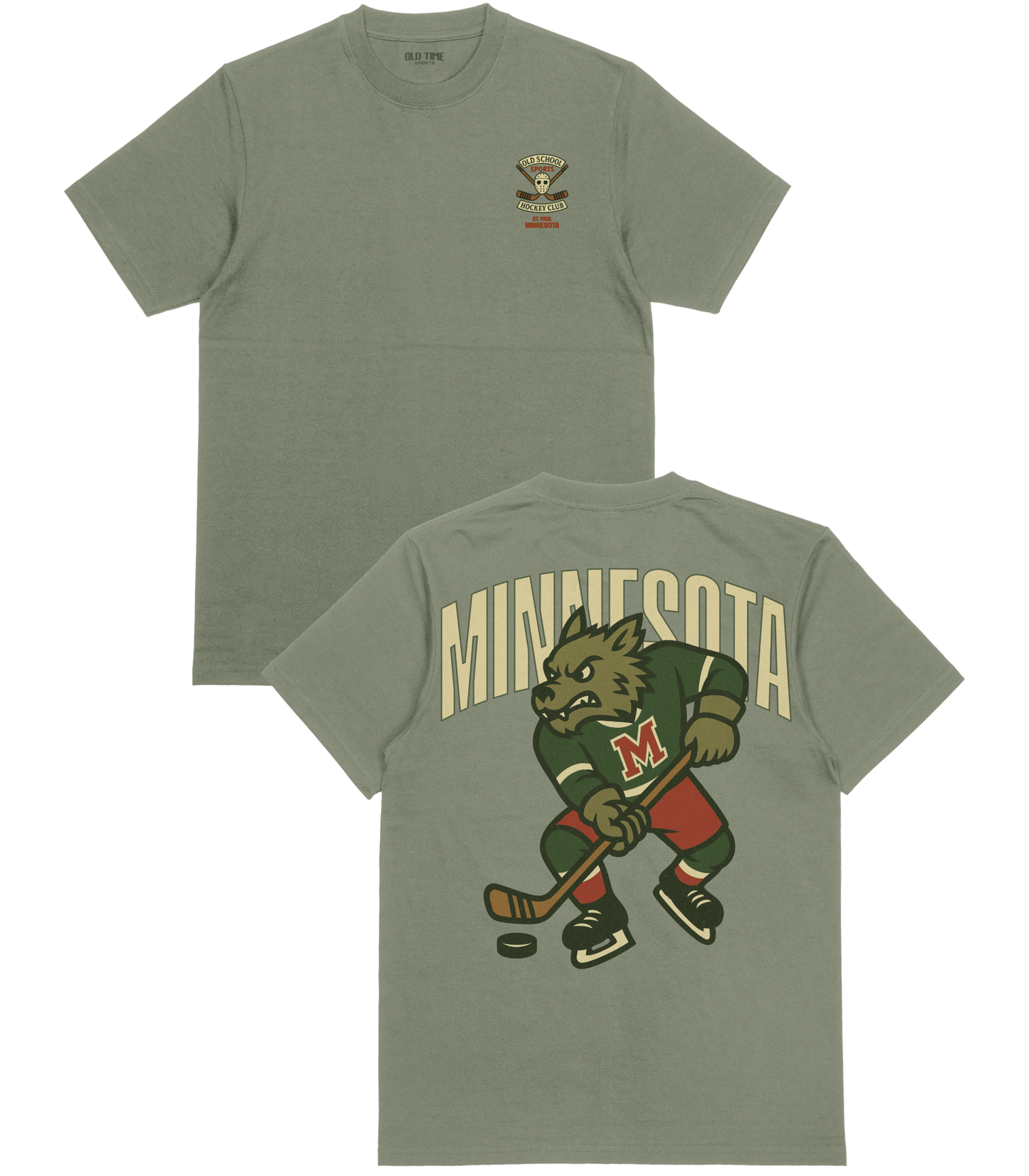 Minnesota Hockey v2 T-Shirt - Old Time Sports