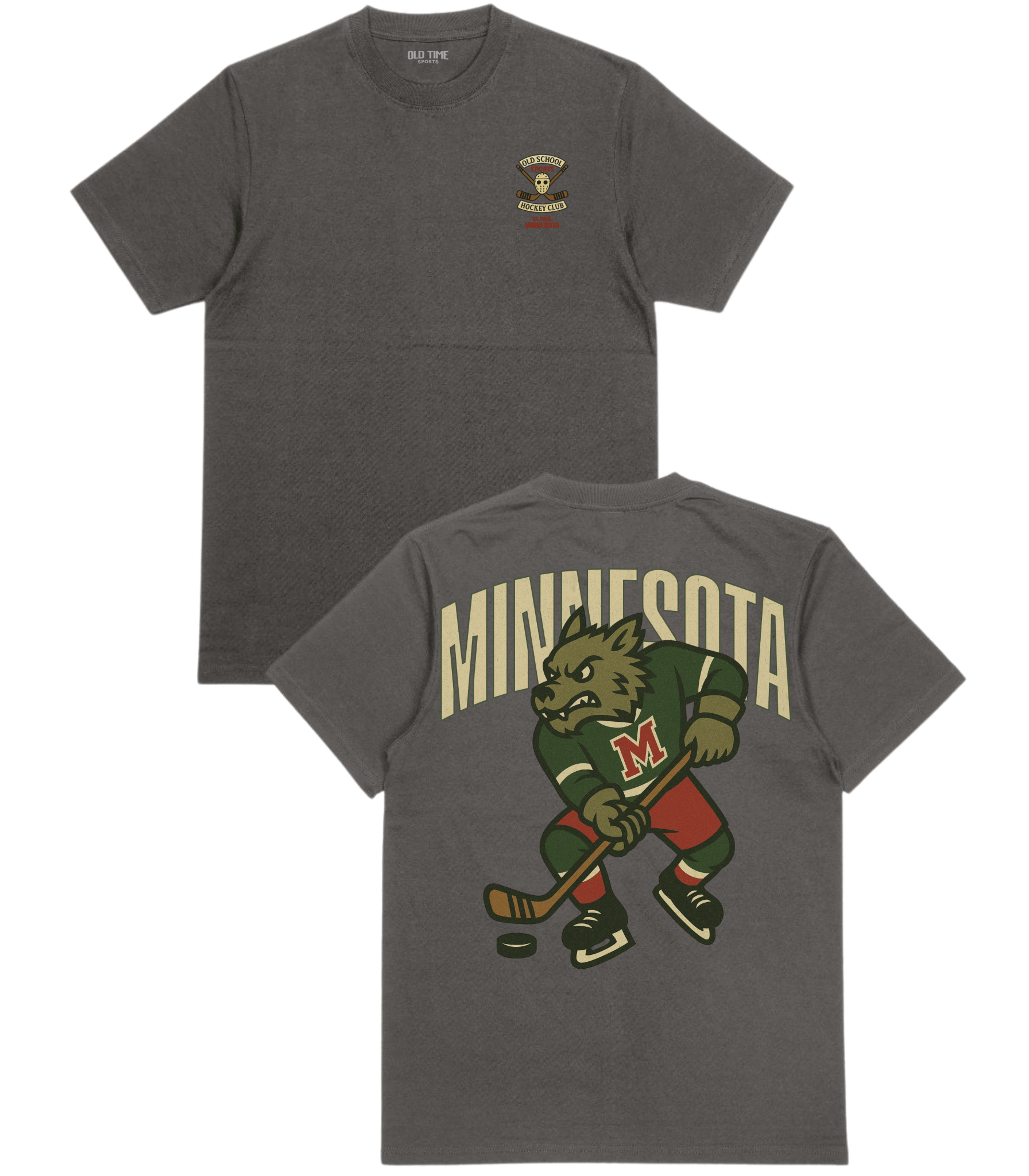 Minnesota Hockey v2 T-Shirt - Old Time Sports