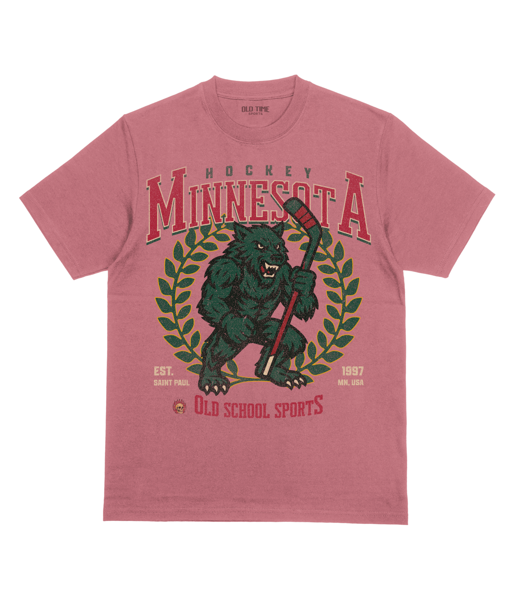 Minnesota Hockey v3 T-Shirt - Old Time Sports