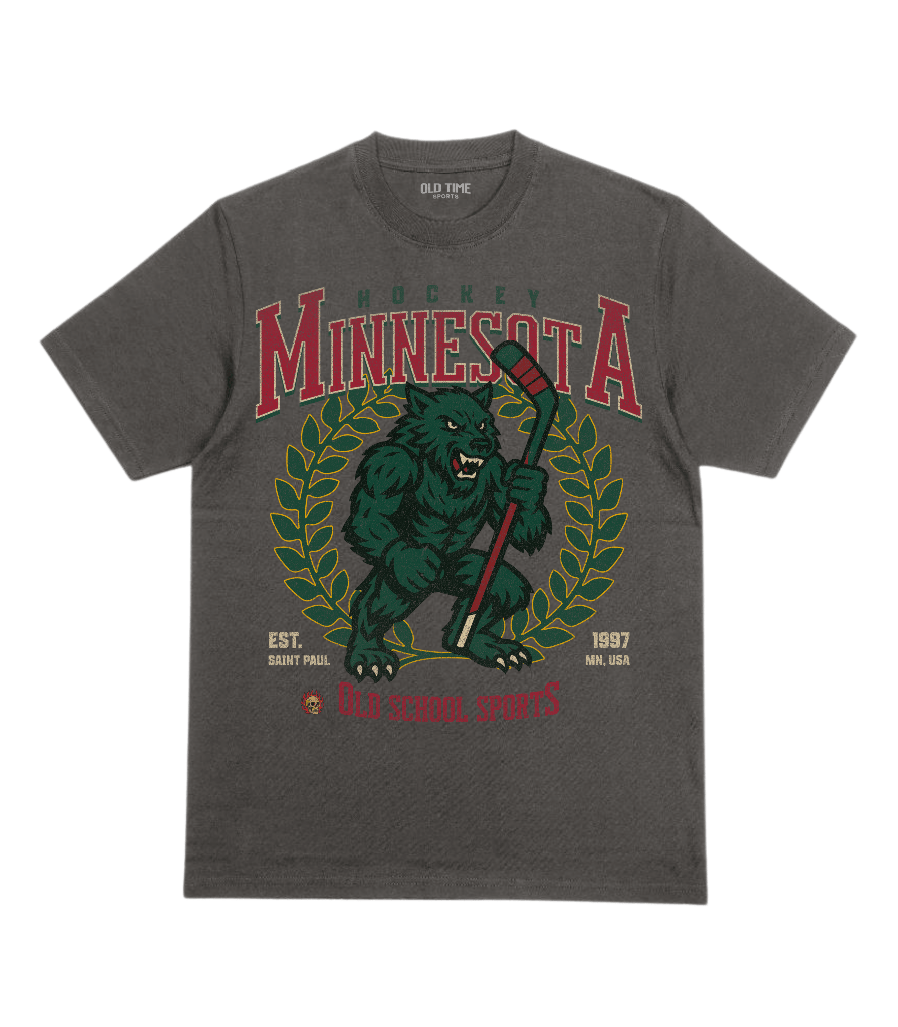 Minnesota Hockey v3 T-Shirt - Old Time Sports