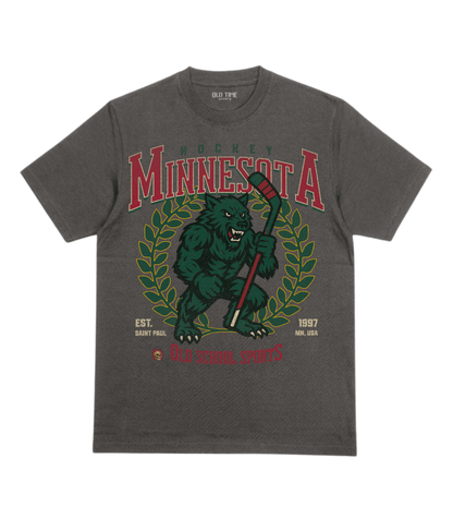 Minnesota Hockey v3 T-Shirt - Old Time Sports