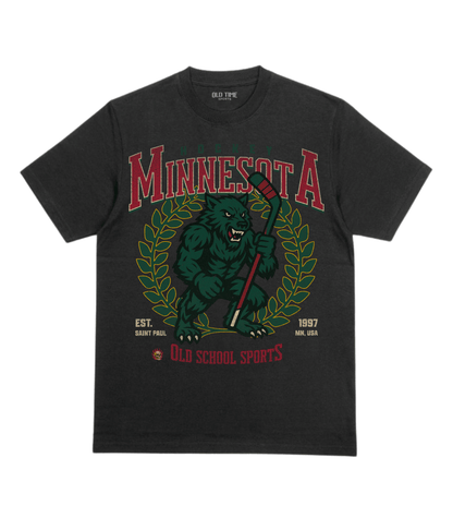 Minnesota Hockey v3 T-Shirt - Old Time Sports