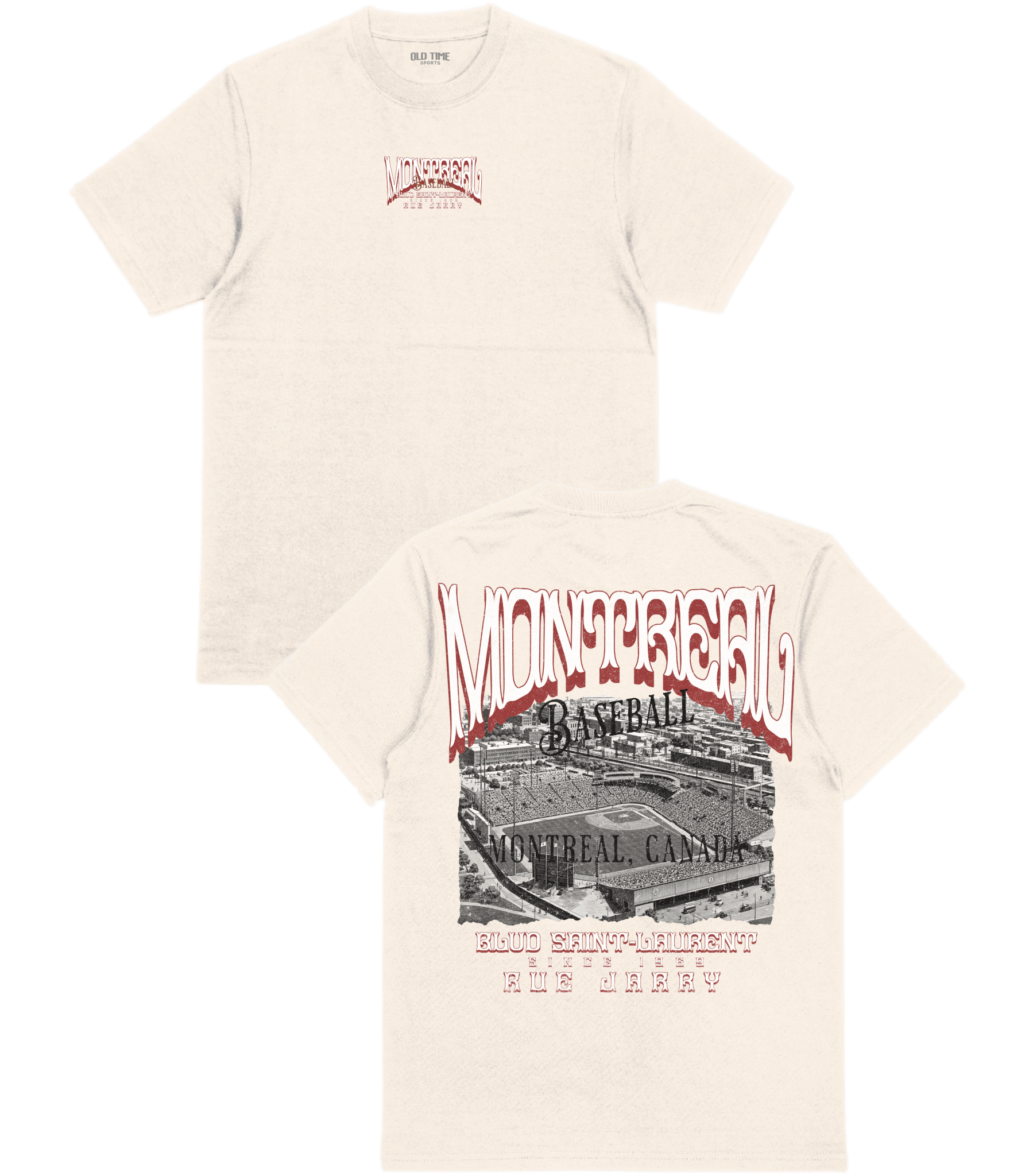 MON Baseball Poster T-Shirt - Old Time Sports