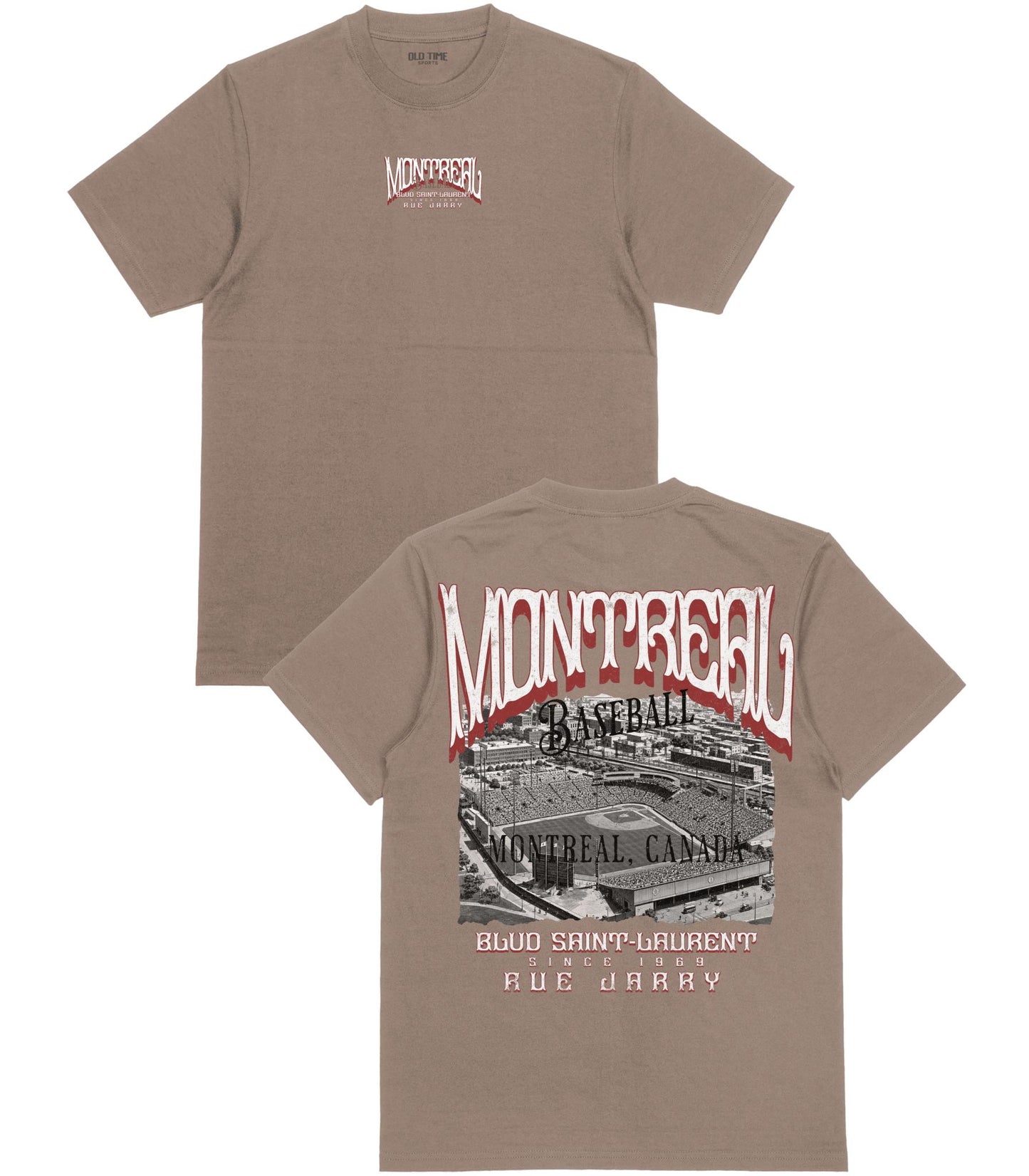 MON Baseball Poster T-Shirt - Old Time Sports