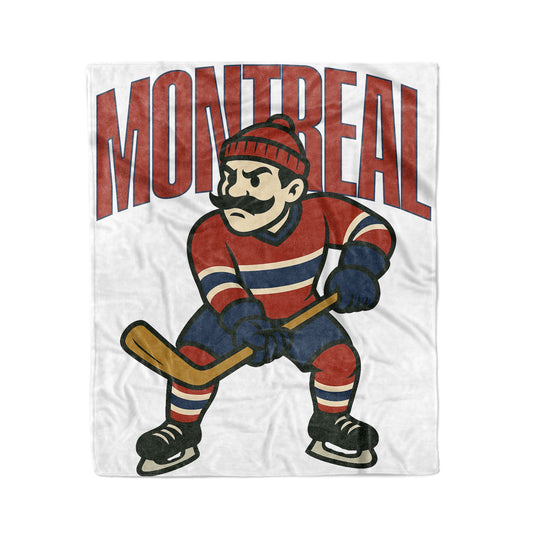 Montreal Hockey 50x60in Fleece Blanket - Old Time Sports