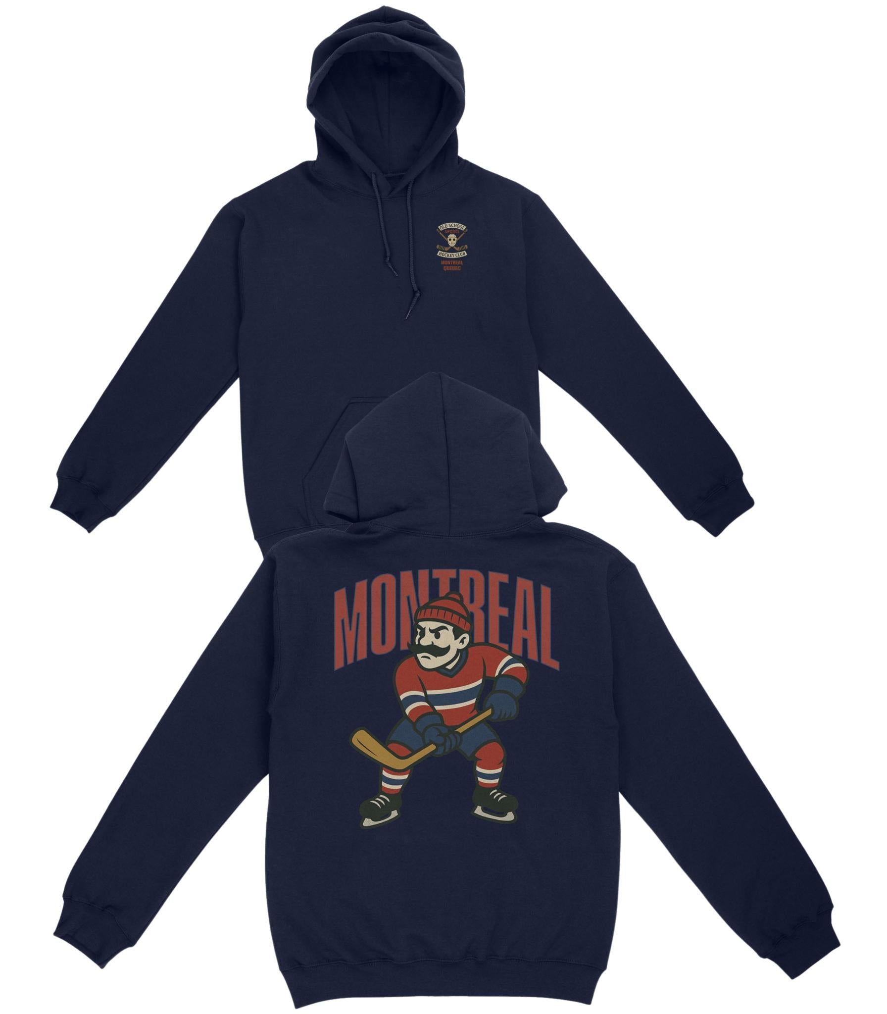 Montreal Hockey v1 Basic Hoodie