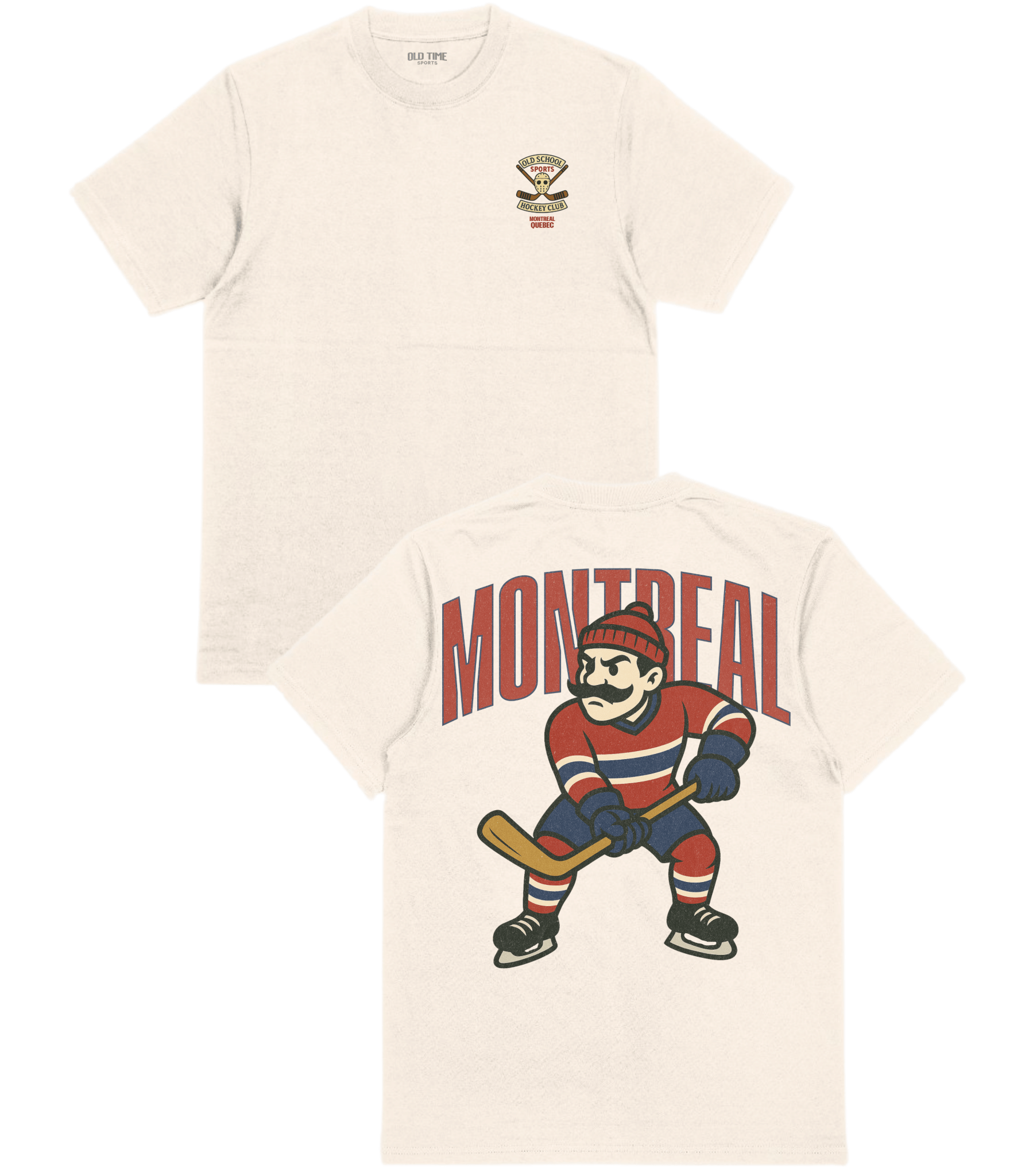 Montreal Hockey v1 T-Shirt - Old Time Sports