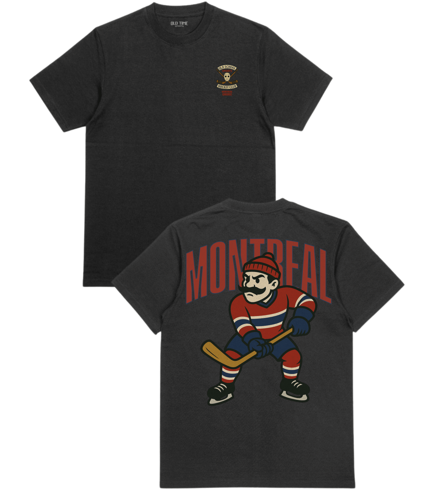 Montreal Hockey v1 T-Shirt - Old Time Sports