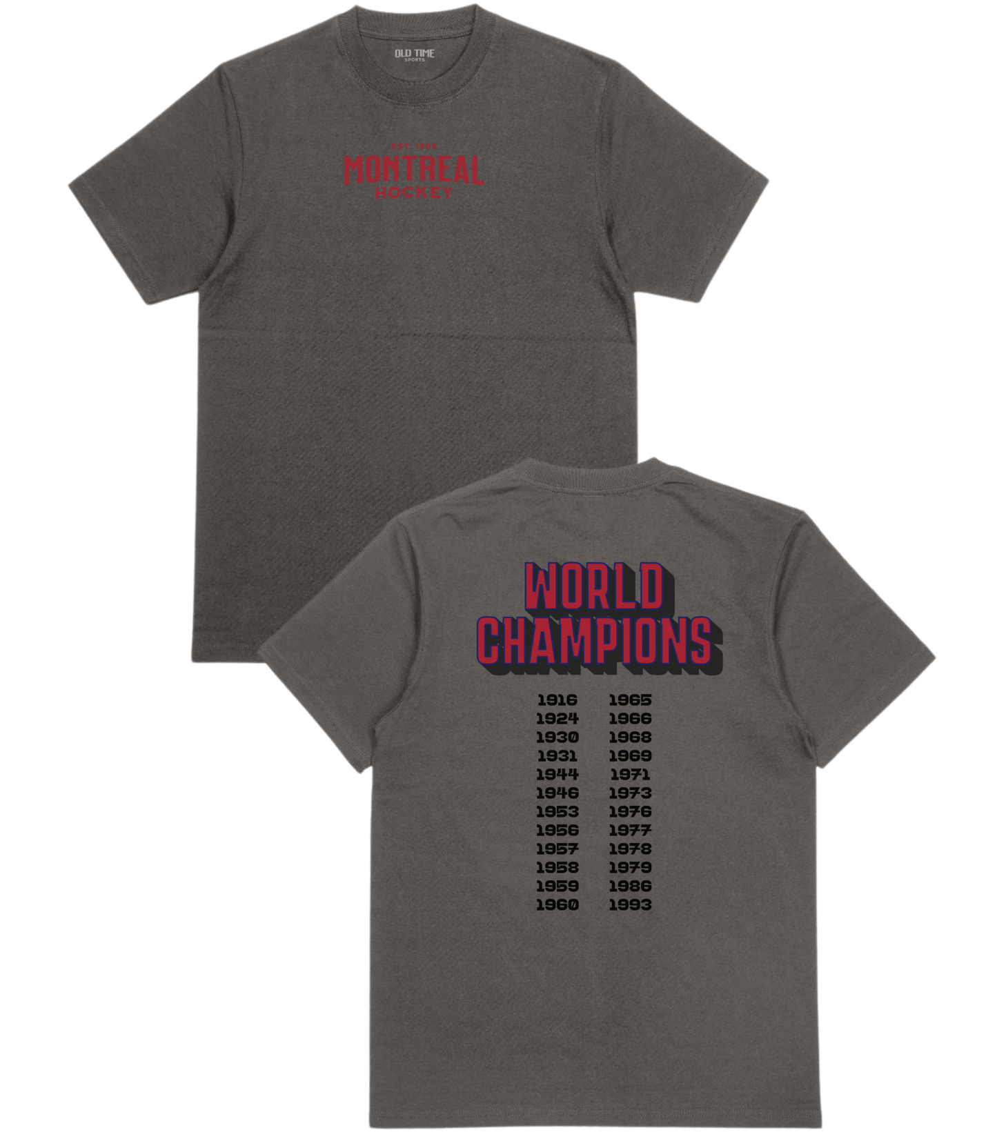 Montreal World Champions T-Shirt - Old Time Sports