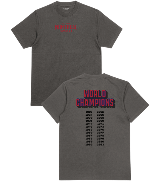 Montreal World Champions T-Shirt - Old Time Sports