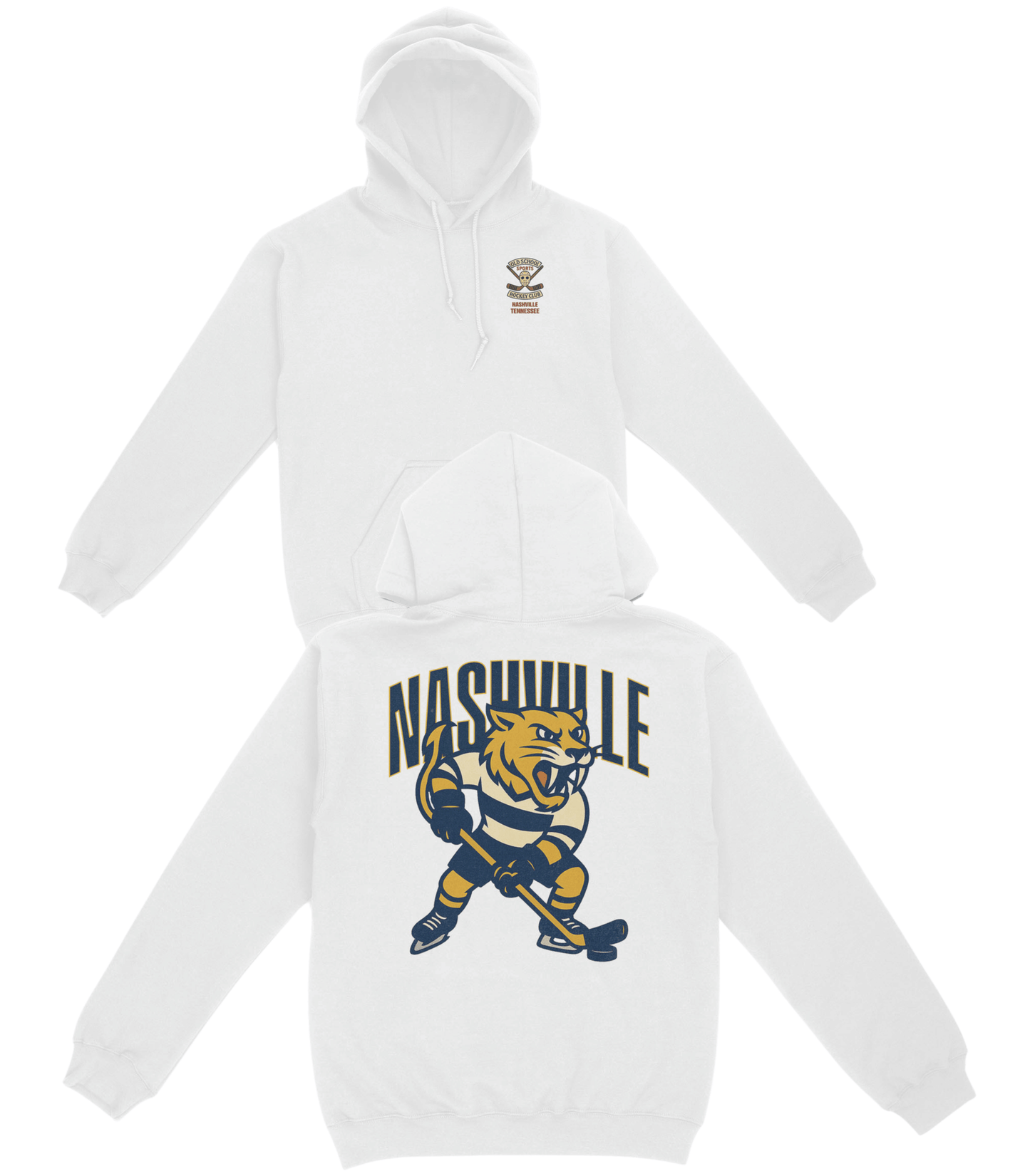 Nashville Hockey v1 Basic Hoodie - Old Time Sports