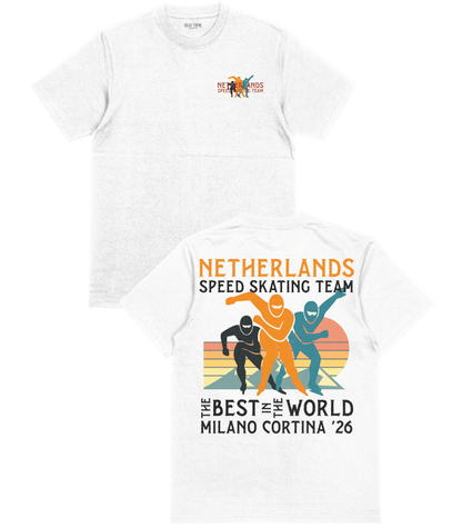 Netherlands Speed Skating T-Shirt - Old Time Sports