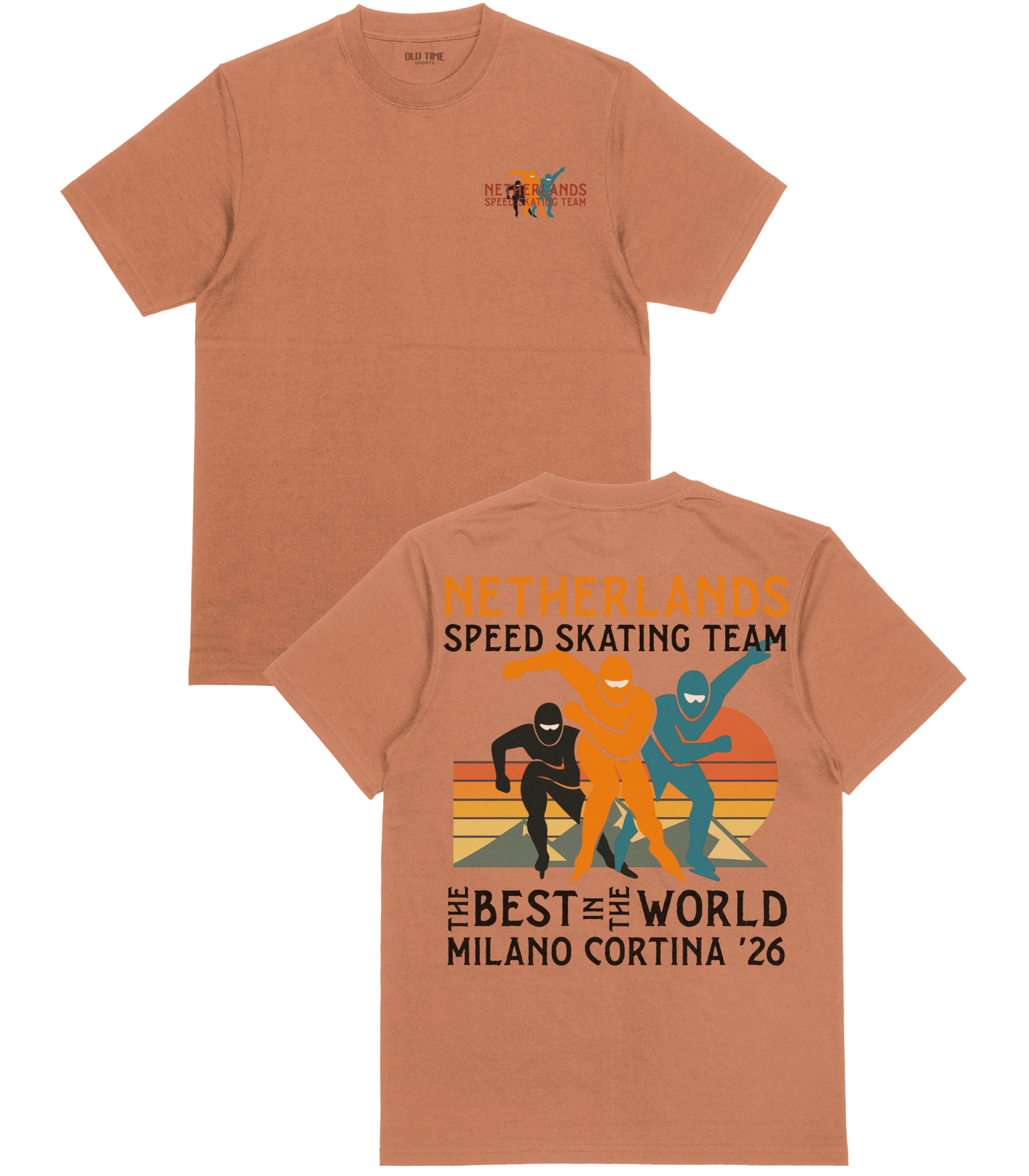 Netherlands Speed Skating T-Shirt - Old Time Sports