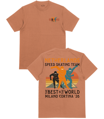 Netherlands Speed Skating T-Shirt - Old Time Sports