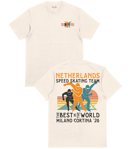 Netherlands Speed Skating T-Shirt - Old Time Sports