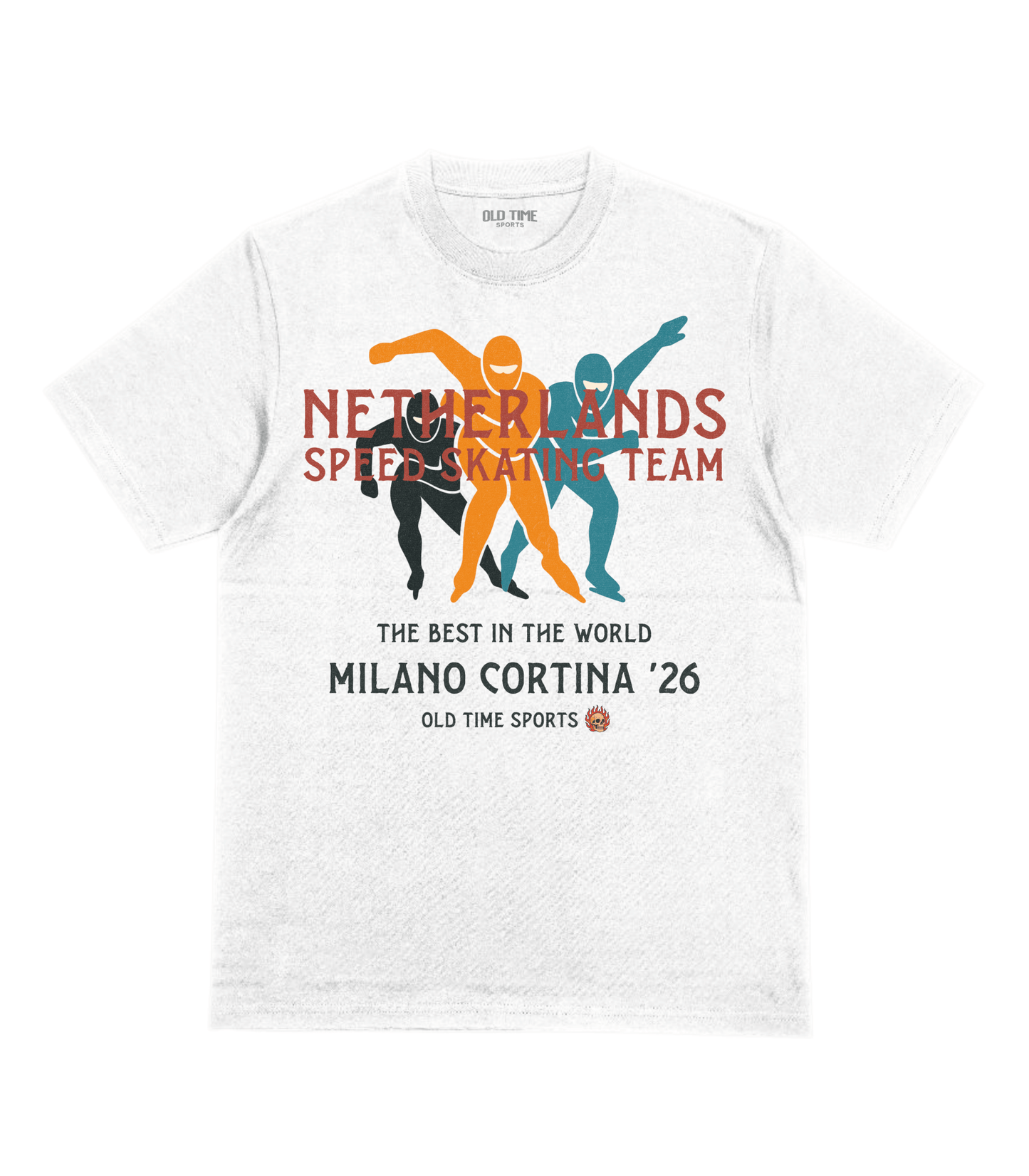 Netherlands Speed Skating v2 T-Shirt - Old Time Sports