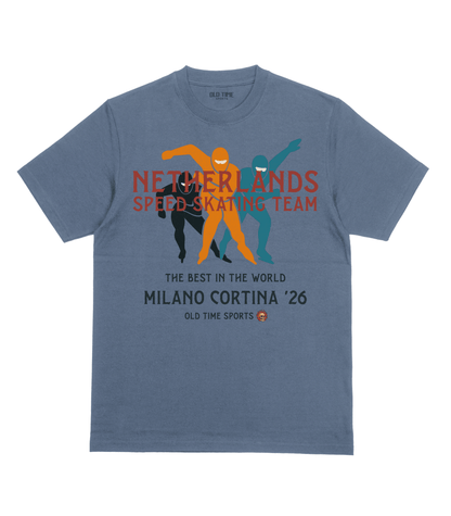 Netherlands Speed Skating v2 T-Shirt - Old Time Sports