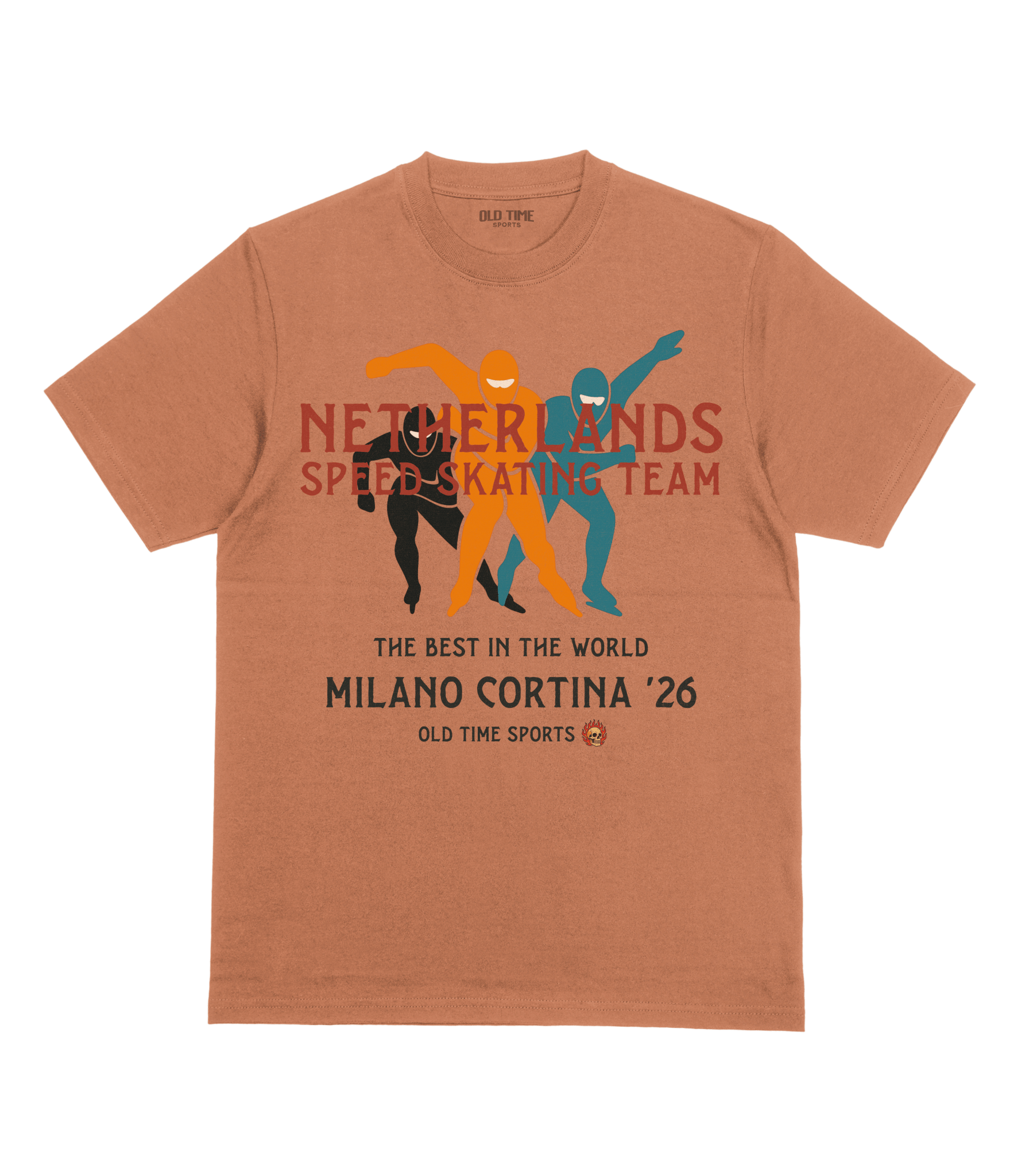 Netherlands Speed Skating v2 T-Shirt - Old Time Sports