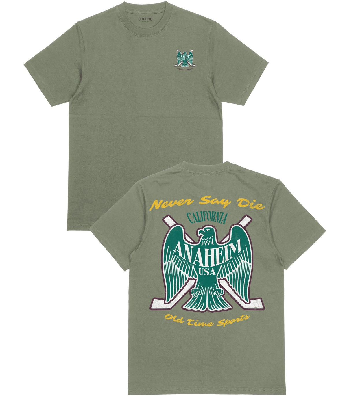 Never Say Die T-Shirt - Old Time Sports