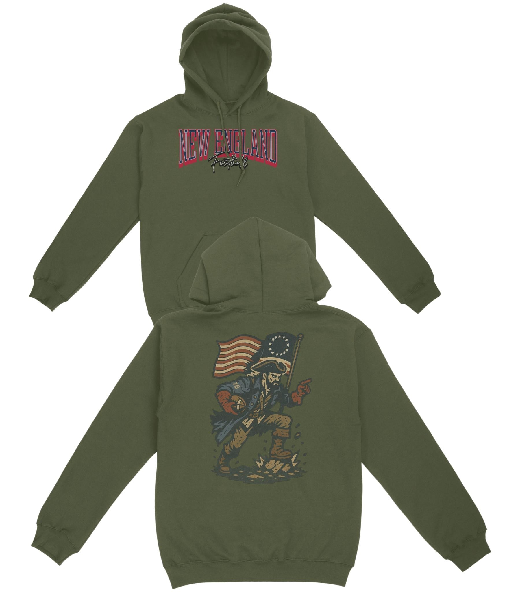 New England Football Basic Hoodie