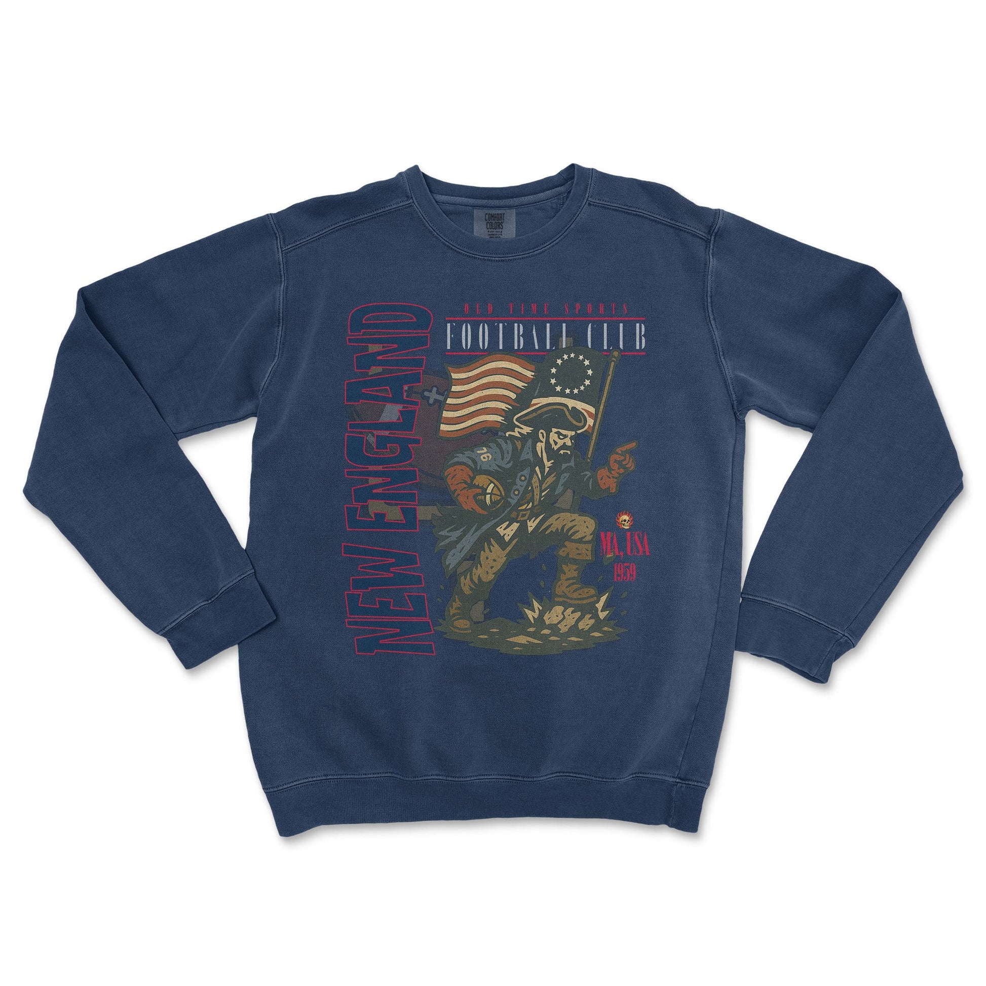 New England Football Crewneck - Old Time Sports