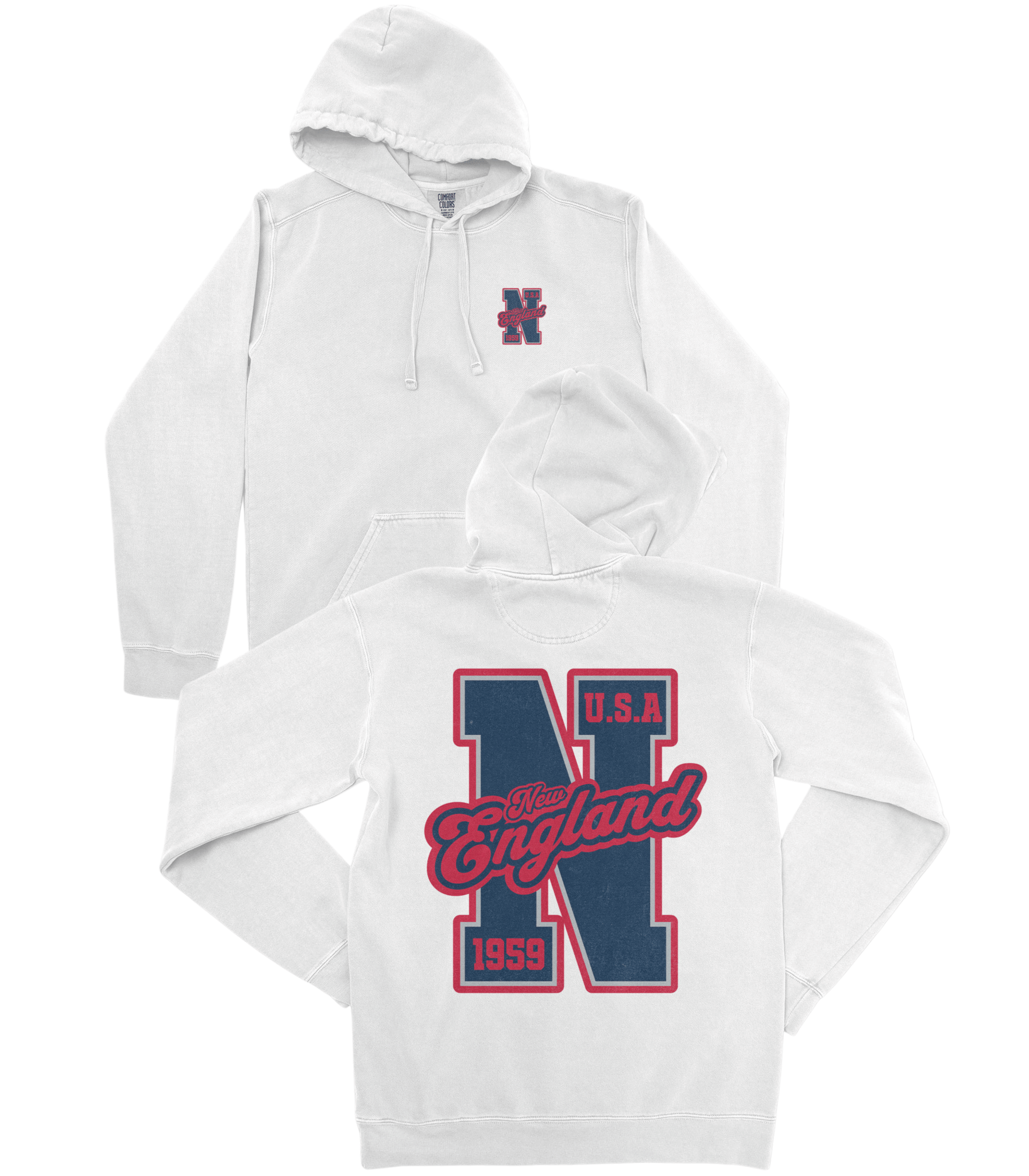 New England Football Premium Hoodie - Old Time Sports