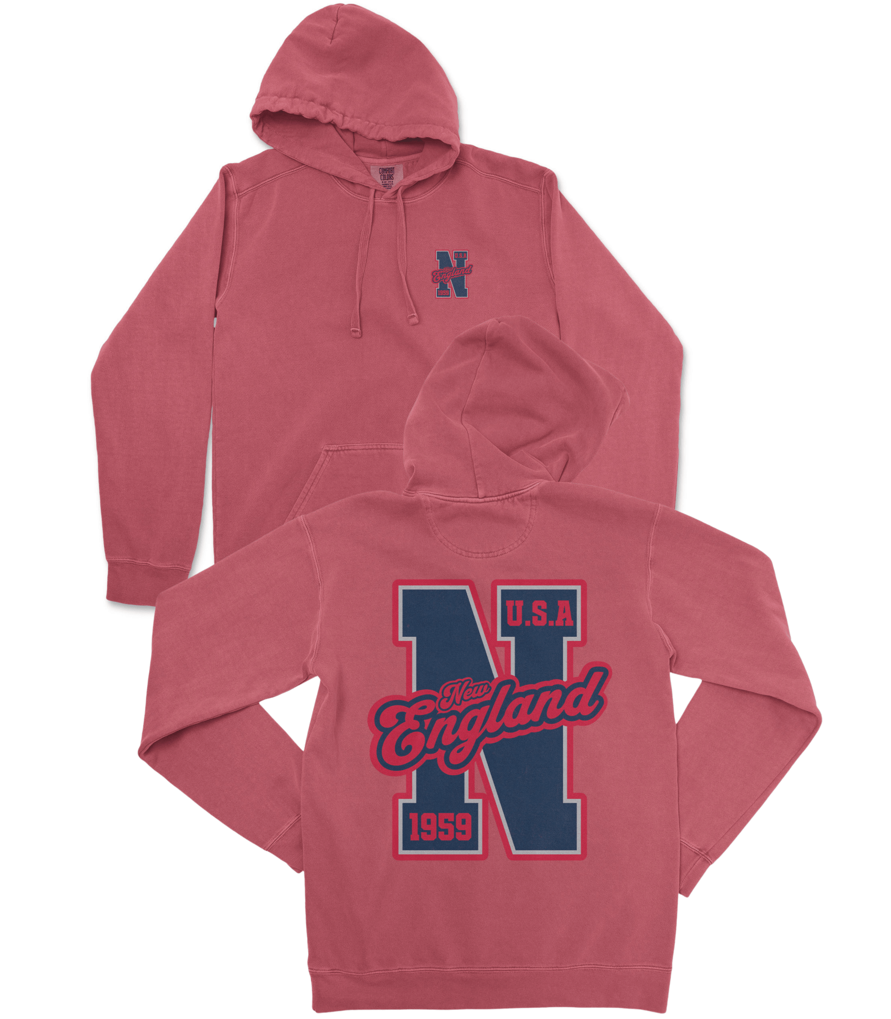 New England Football Premium Hoodie - Old Time Sports