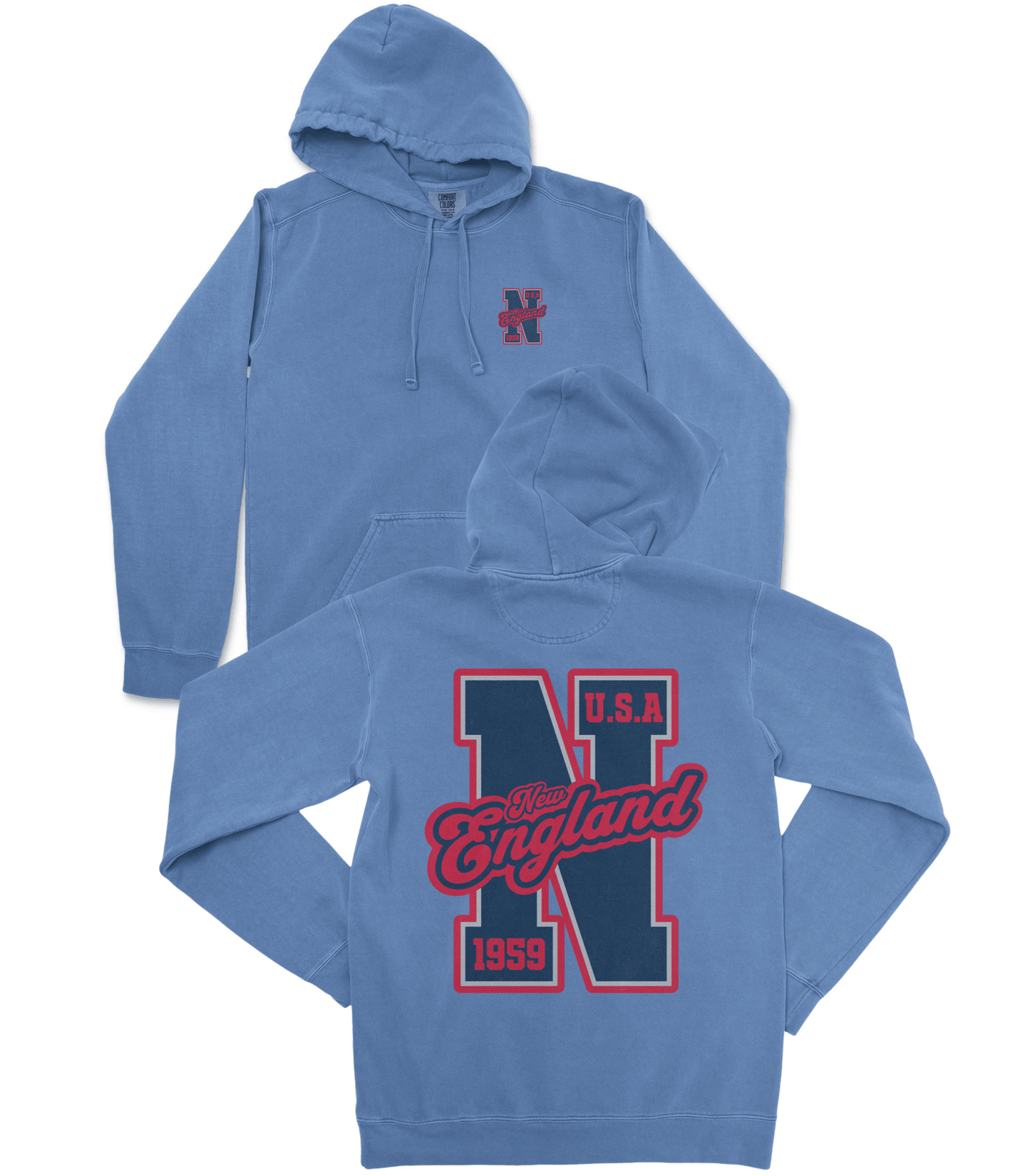 New England Football Premium Hoodie - Old Time Sports