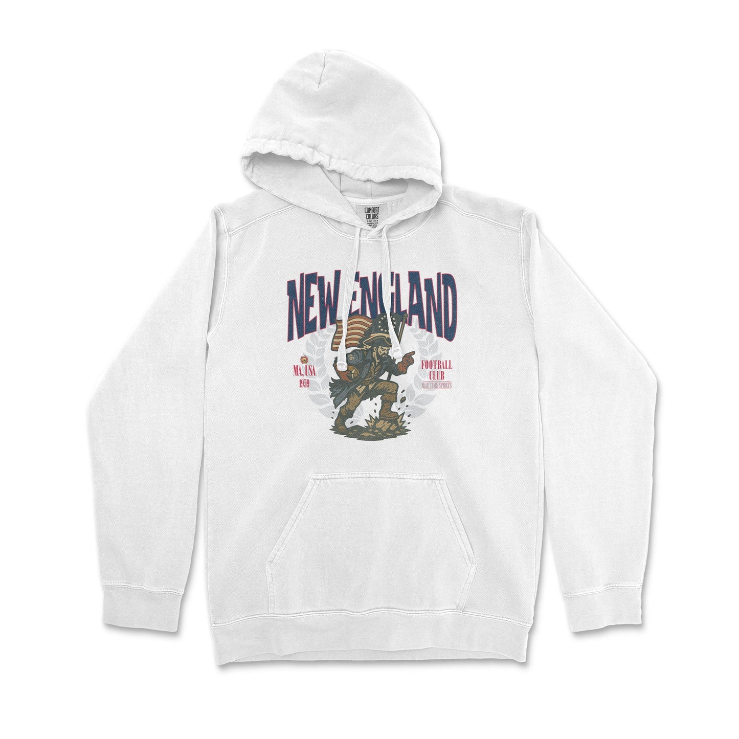 New England Football Premium Hoodie - Old Time Sports