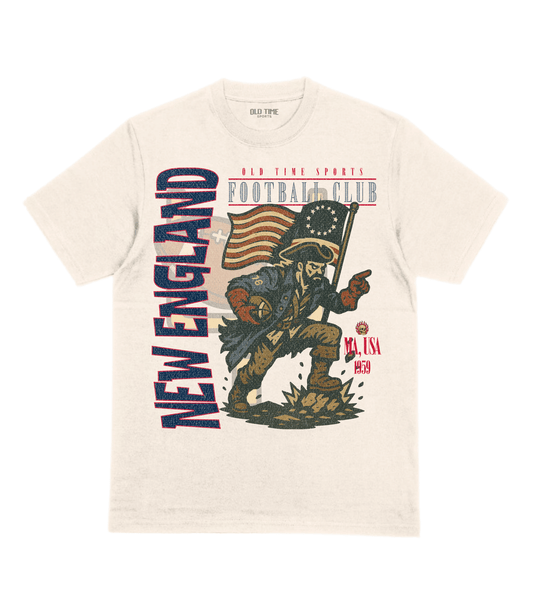 New England Football v2 T-Shirt - Old Time Sports