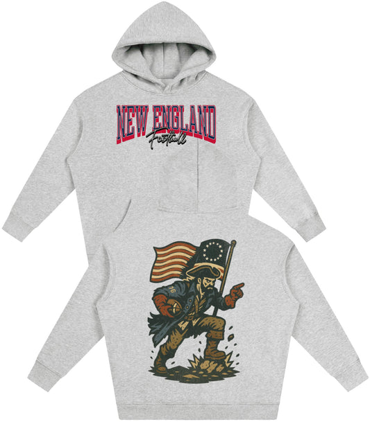 New England Football Warmup Hoodie - Old Time Sports