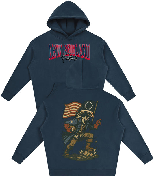 New England Football Warmup Hoodie - Old Time Sports