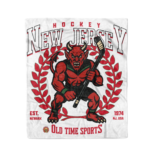 New Jersey Hockey 50x60in Fleece Blanket - Old Time Sports