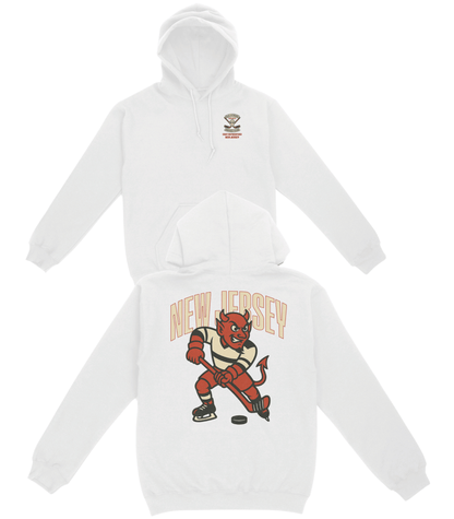 New Jersey Hockey v1 Basic Hoodie - Old Time Sports