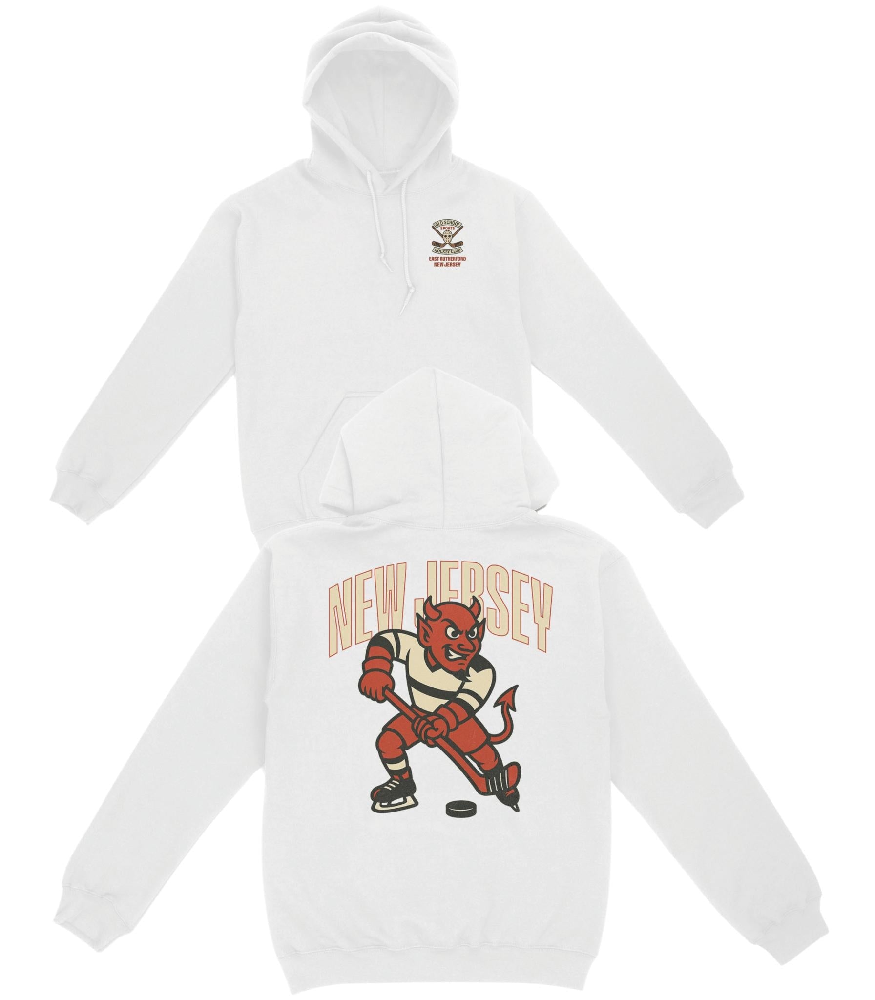New Jersey Hockey v1 Basic Hoodie