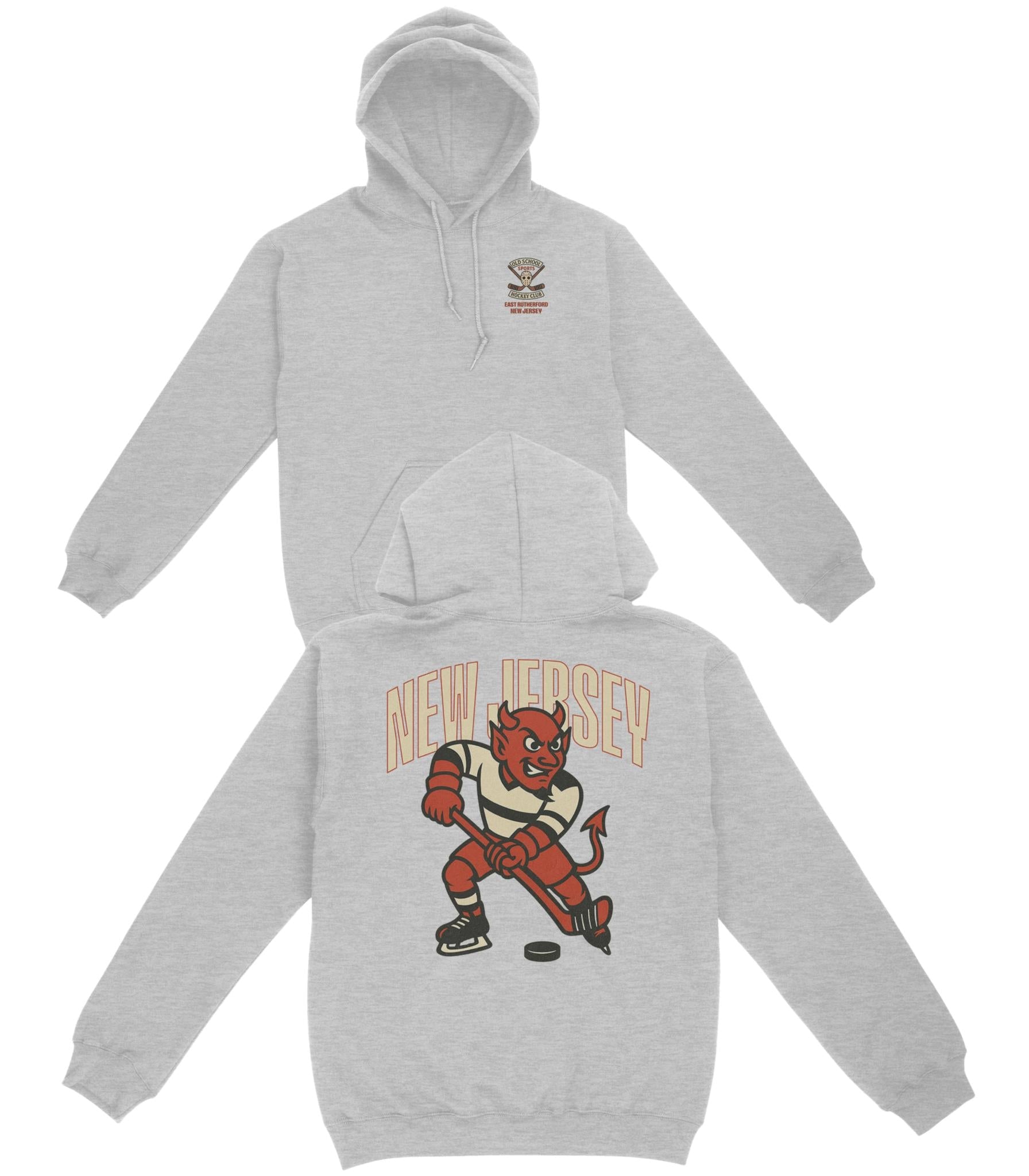 New Jersey Hockey v1 Basic Hoodie