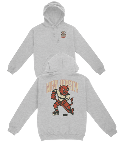 New Jersey Hockey v1 Basic Hoodie - Old Time Sports