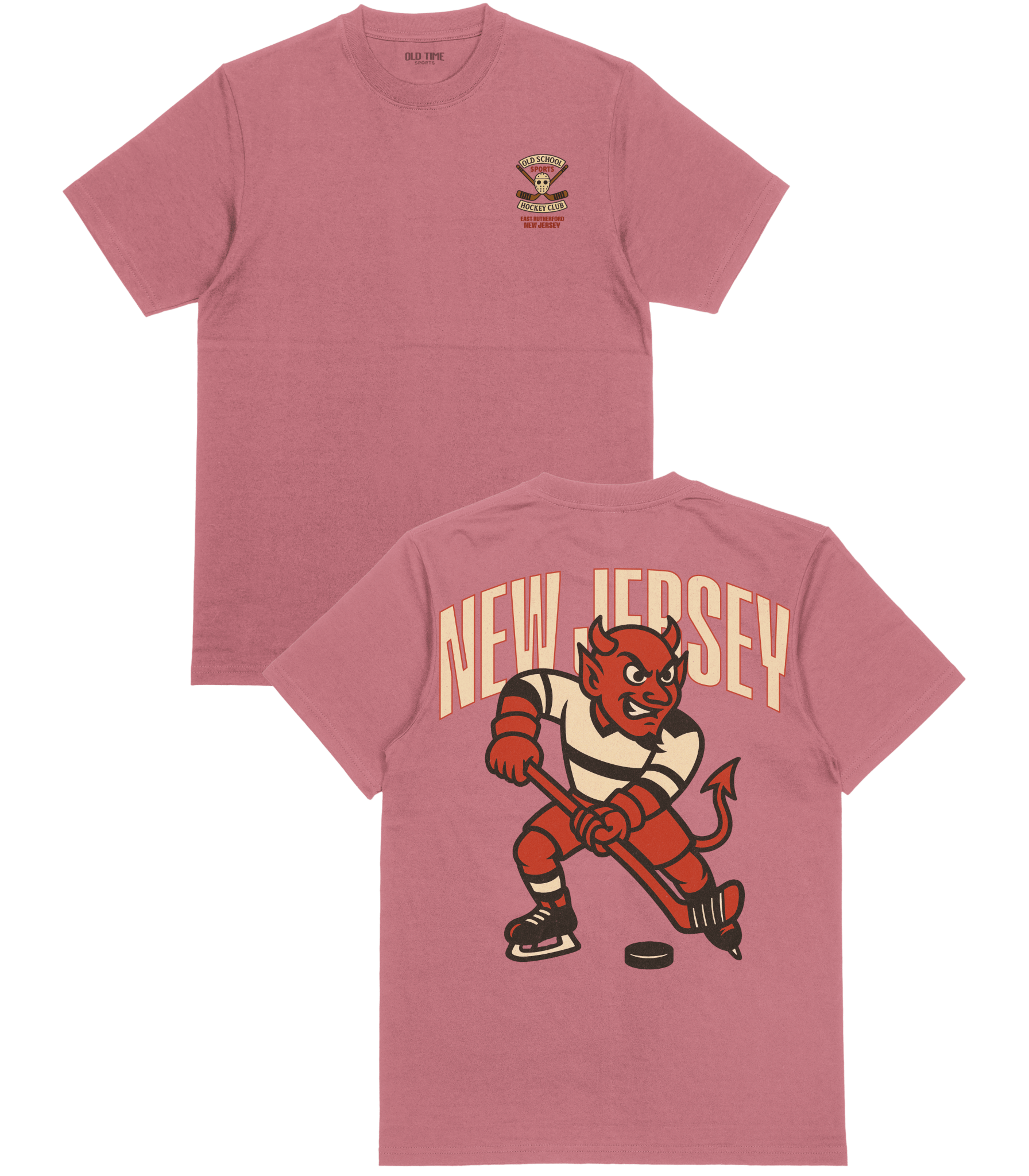 New Jersey Hockey v1 T-Shirt - Old Time Sports