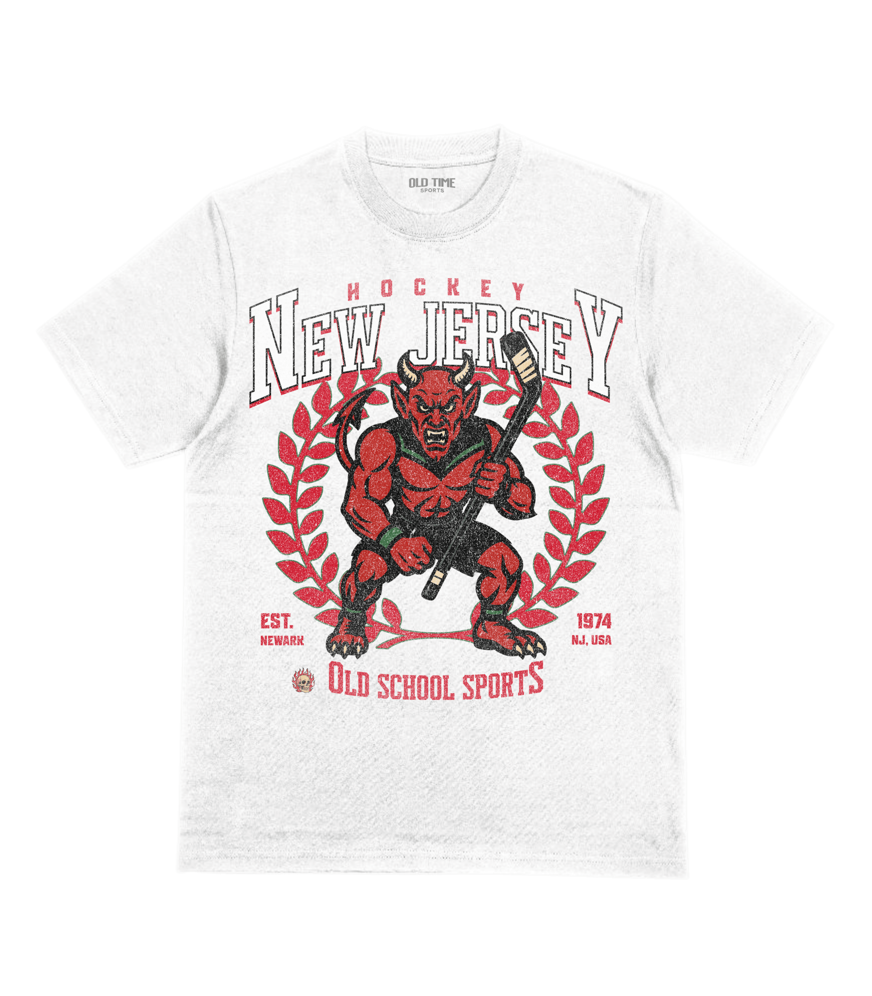 New Jersey Hockey v2 T-Shirt - Old Time Sports