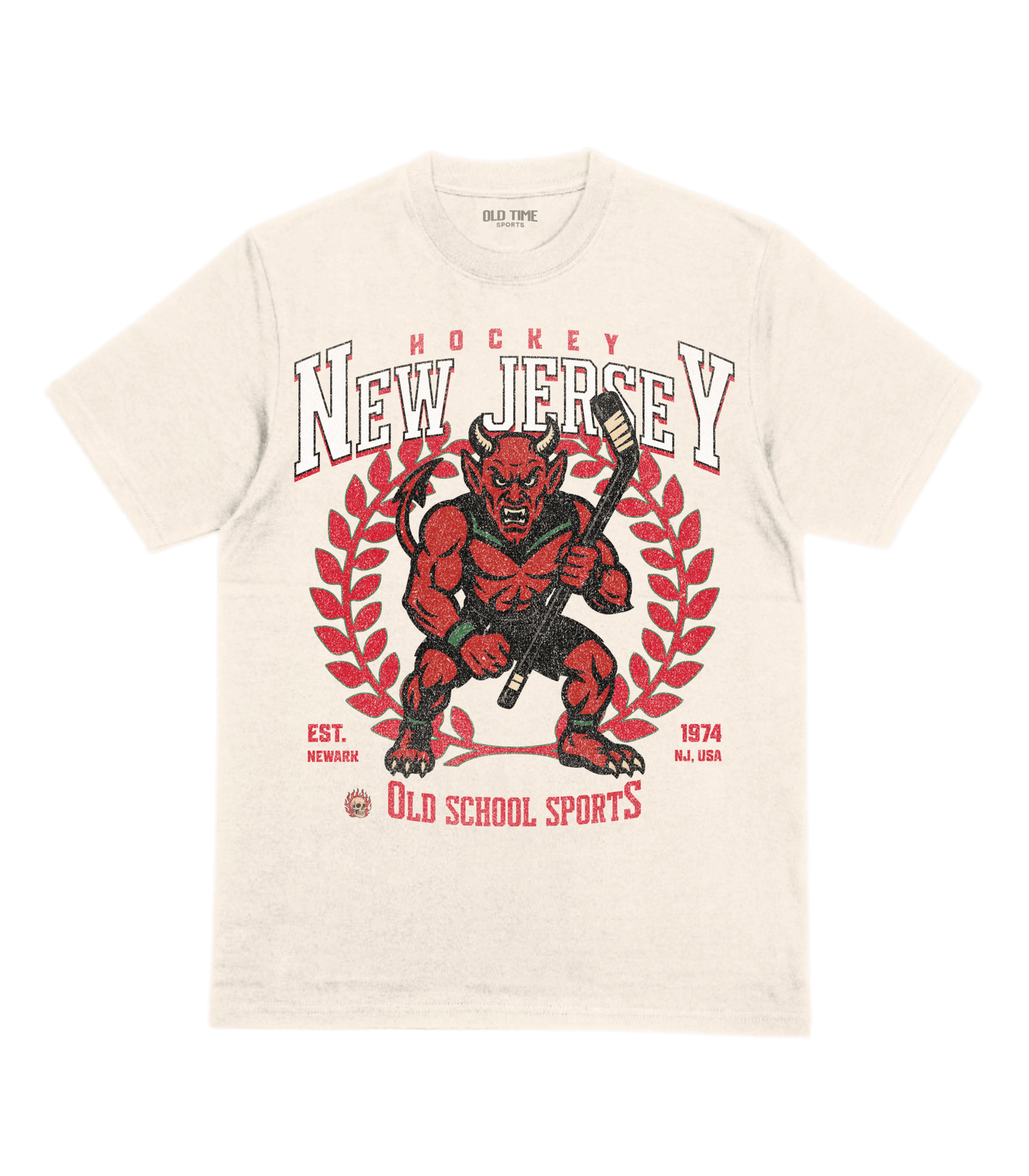 New Jersey Hockey v2 T-Shirt - Old Time Sports