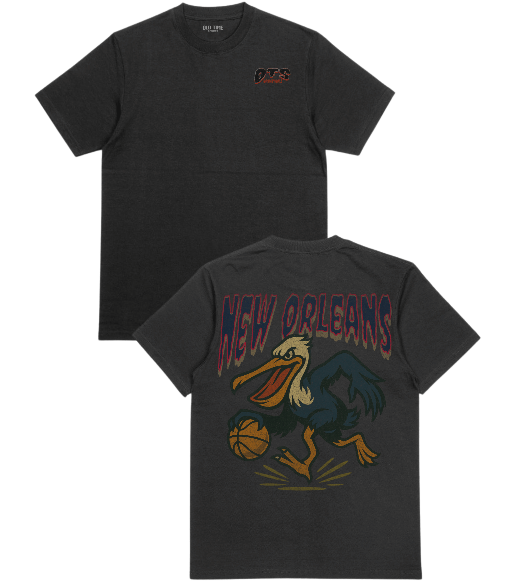 New Orleans Basketball T-Shirt - Old Time Sports